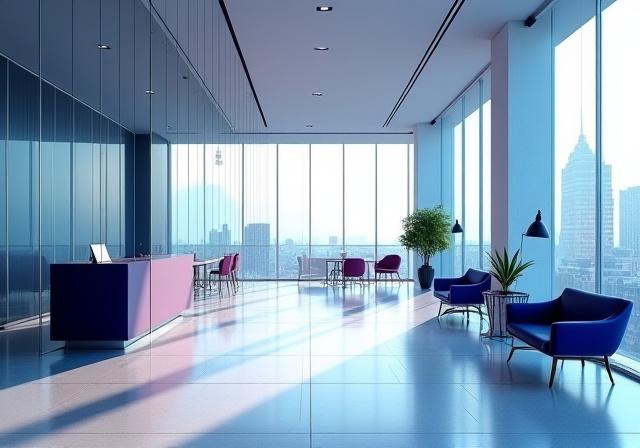 Oficina moderna de Rosa Consultores en Ciudad de México